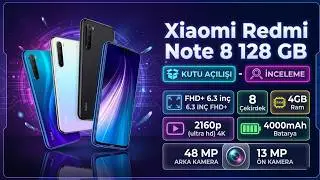 Xiaomi Redmi Note 8 128 GB KUTU AÇILIŞI - İNCELEME #İşbirliği