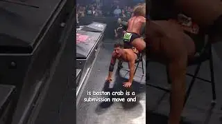 When Triple H gave a boston crab with the help of a chair 