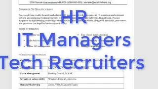 IT Support Resume | Step by Step Tips