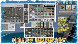 UTILITY INVENTORY‼️ UI BARU & BANYAK FITUR BERGUNA!!! Support MCPE 1.21+