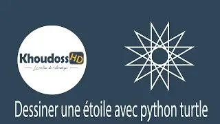 DESSINER UNE ETOILE AVEC PYTHON TURTLE