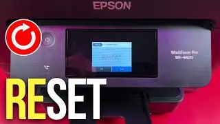 How to Factory Reset the Epson WorkForce Pro WF-3820DWF Printer | Restore Default Settings Tutorial