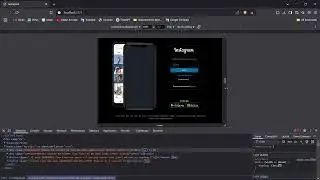 Instagram login page clone using HTML5 and TailwindCSS - Fully Responsive