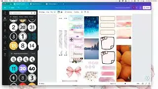 How to make Hobonichi Cousin Stickers using Canva- Part 1