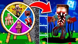 I Cheated with ROULETTE in HORROR SCARY Mob Battle Competition!