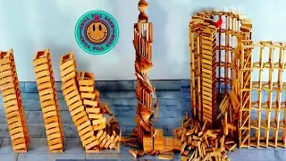 Dominos Tricks in REVERSE 🔥 Must Watch!🔥😍