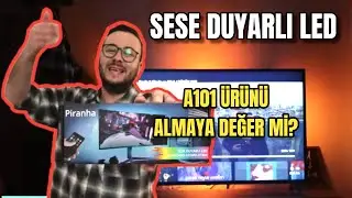 A101 'den Led Işık ALMAYA DEĞER Mİ? (Piranha Sese Duyarlı Ambiyans Aydınlatma) - Laktozsuz Teknoloji