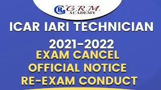 ICAR-IARI 2021-2022 Technician Exam CANCELS #icartechnicianexam2022