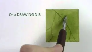 PAINTING LEAVES Sixty Second Snippet 2 Other tools are available!
