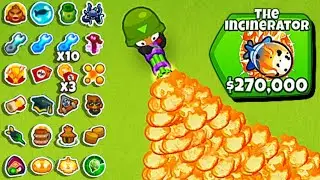How far can Every GOD BOOSTED 4th Path Get? (Bloons TD 6)