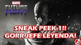 MARVEL FUTURE FIGHT SNEAK PEEK 1 GORR NUEVO JEFE LEYENDA!! GAMEPLAY ESPAÑOL