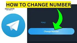 How To Change Phone Number on Telegram(EASY)