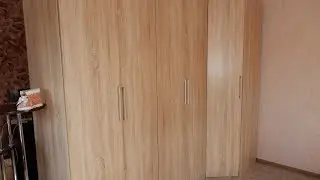 Assembling a two-door swing wardrobe from the HOFF store