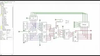 Part 5.1: 4-Bit Adder/Subtractor Circuit | Building 4-Bit ALU From Basic Logic Gates | Logisim