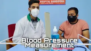 How to Check Blood Pressure Manually Using Sphygmomanometer | Blood Pressure Measurement.