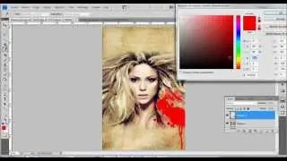 DWPS.box -photoshop tutorial:shakira (abstract art)