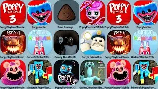 Poppy Playtime 3 Mobile, Bou's Revenge, Poppy Mobi, Poppy 4Steam, Banban2, Banban 8 Mobi,GrannyAfter