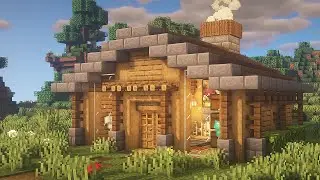 Minecraft | Как построить простой стартовый дом для выживания | How to Build a Simple Starter House