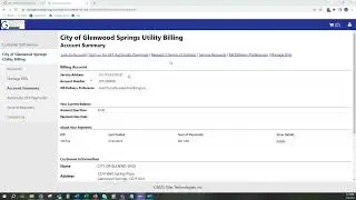 Sign up for EFT autopay, change mailing address, select bill delivery preference