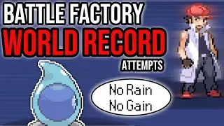 FORECAST = WINS! Battle Factory WORLD RECORD Attempts! | Pokemon Emerald