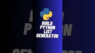 Python beginner project |Build a list generator game 