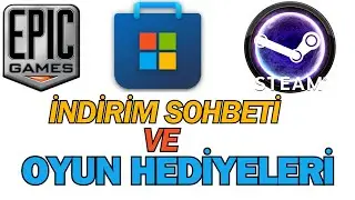 Epic -Steam ve Xbox İndirimlerine Bakıyoruz | 3 Oyun Hediye ( Süper Destekçi Katıl Seviye )