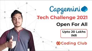 CapGemini Tech Challenge 2021 | Direct Job , Open For All | Fresher Job | Placements