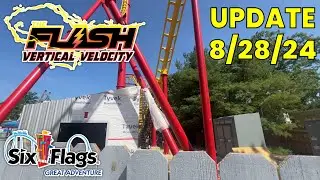 Flash: Vertical Velocity Update 8/28/24! | Six Flags Great Adventure