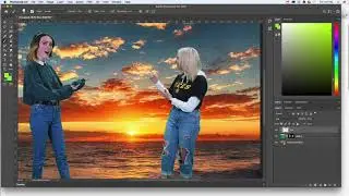 Photoshop: Remove green screen glow.