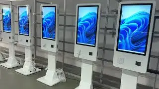 Best-Selling Self-Order Kiosk Terminal for Smart Canteens #digitalsignage
