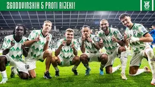 Zgodovinskih PET proti Rijeki v Stožicah!
