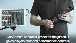 GeoShred for iOS Demoed with the Jamstik+ Guitar MIDI Controller