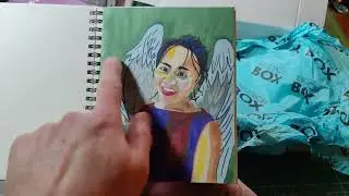 anime figures sketch box review copic paper copic markers posca markers acrylic