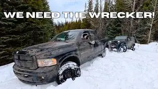 Trying To Work On Our Wrecker Between Multiple OFFROAD RECOVERIES!