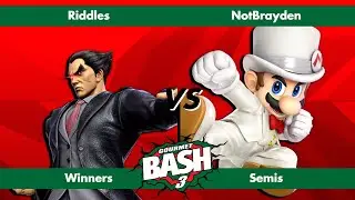 Gourmet Bash #3 - Riddles (Kazuya) vs NotBrayden (Mario) - Ultimate Singles - Winners Semis