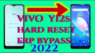 vivo y12s hard reset/vivo y12s frp bypass /latest version 2022