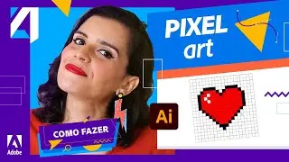 APRENDA A CRIAR PIXEL ART NO ILLUSTRATOR | ADOBE 4 ALL