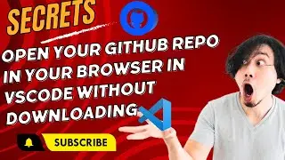 How to open GitHub Repo in VSCODE without downloading it  || Tips and Tricks