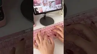 Cute pink keyboard 😍💗