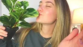 ASMR PLANT HAUL! Leaf Sounds, Houseplants, Whispered Show and Tell