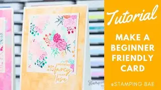 How to Make Quick and Simple Card for Beginners
