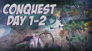 Starting Conquest ! Day 1-2 | Episode 1 | N1S - Ark Survival evolved Pvp Pc
