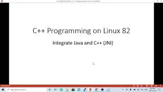 C++ Programming on Linux - Build Integrated Java and CPP project using Java Native Interface