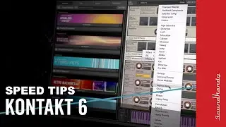 Native instruments kontakt optimization  (Speed and workflow tip)