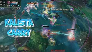 ORBWALKER KALISTA CARRIES! [LOL SCRIPT 2022]