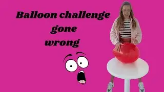     Trying to pop a balloon 😂🎈