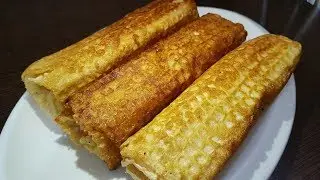 Съедается за секунды, Потрясающе Вкусно! Необычный рецепт на ЗАВТРАК!!!