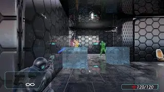 Side Scroller Shooter Kit - Unreal Engine Marketplace - demo level gameplay