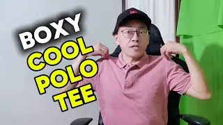 Boxy Polo Tee Shirt Review: Unboxing & First Impressions | TikTok Shop Haul