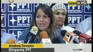 Ud. lo vio - PPT dice que ojala Chavez se dedique a gobernar y no al PSUV